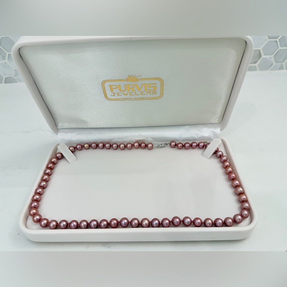 Pink Pearl Necklace